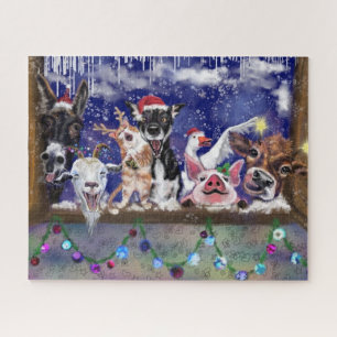 Christmas Farm Animal Puzzle