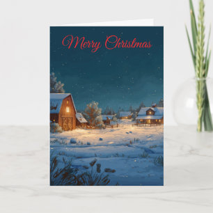 Christmas Farm Holiday Card
