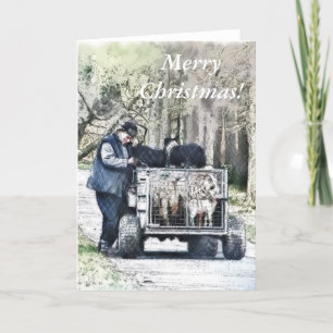 CHRISTMAS FARM LIFE HOLIDAY CARD