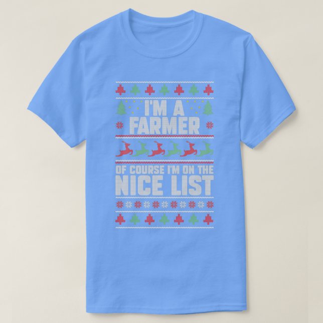 Christmas Farmer Sweater Xmas Farming Ugly Sweat G (Design Front)