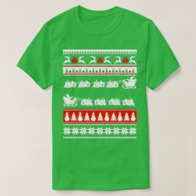 Christmas Farmer  T-Shirt (Design Front)