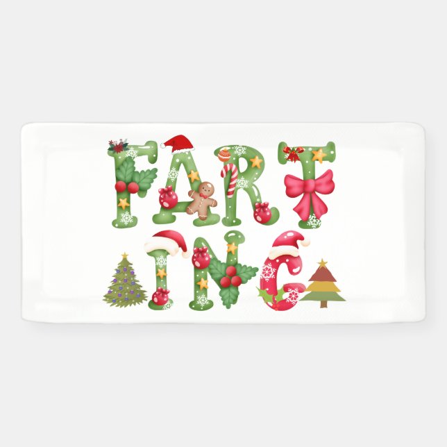 Christmas Farting  Banner (Horizontal)