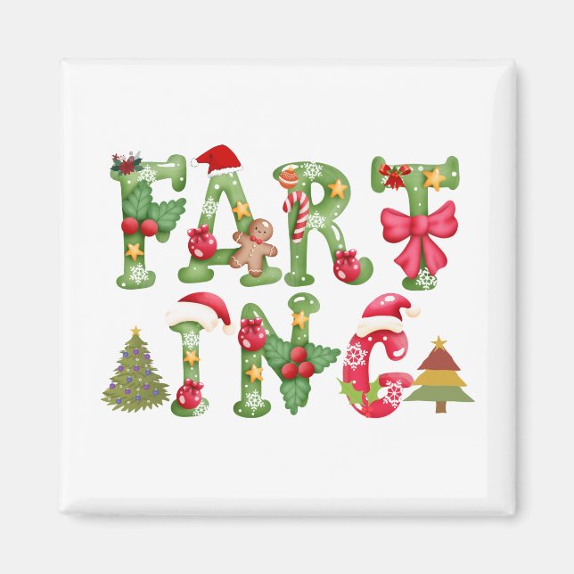 Christmas Farting Magnet (Front)