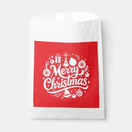 Christmas favor bag