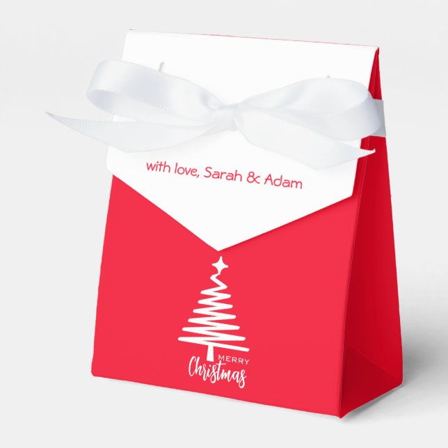 Christmas favor Box (Front Side)