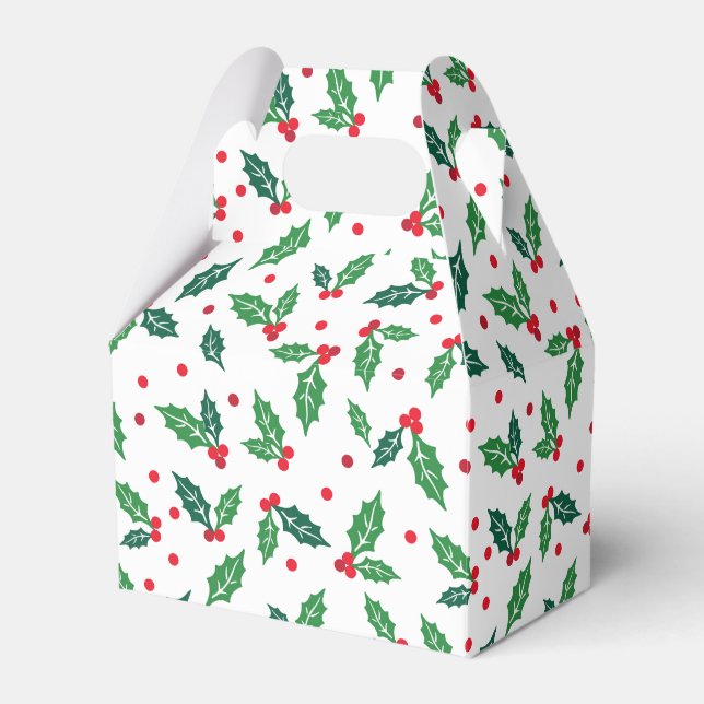 Christmas Favor Box (Front Side)