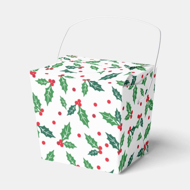 Christmas Favor Box (Front Side)