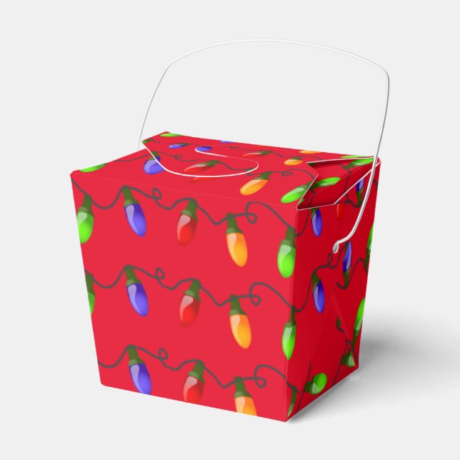 Christmas Favor Box (Front Side)
