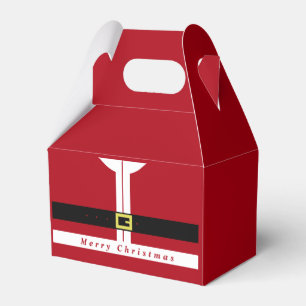 Christmas Favor Box Santa Claus Funny Gift
