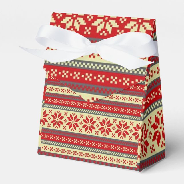 Christmas Favor Boxes (Front Side)