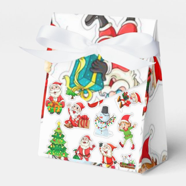 Christmas Favor Boxes (Front Side)
