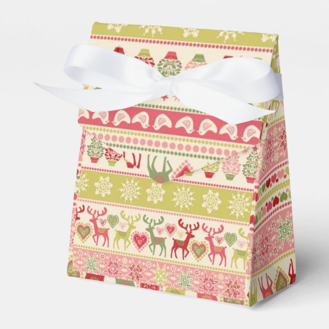 Christmas Favor Boxes (Front Side)