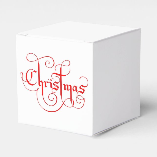 CHRISTMAS FAVOR BOXES (Front Side)