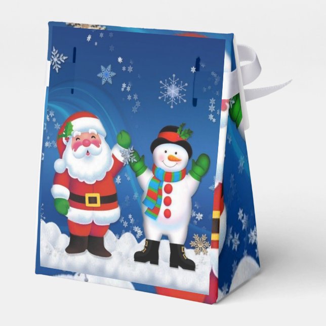 Christmas Favor Boxes (Back Side)