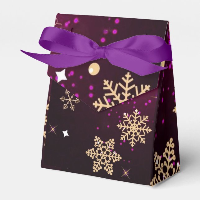 Christmas Favor Boxes (Front Side)