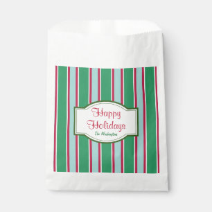 Christmas Favor Cookies Candy Bags