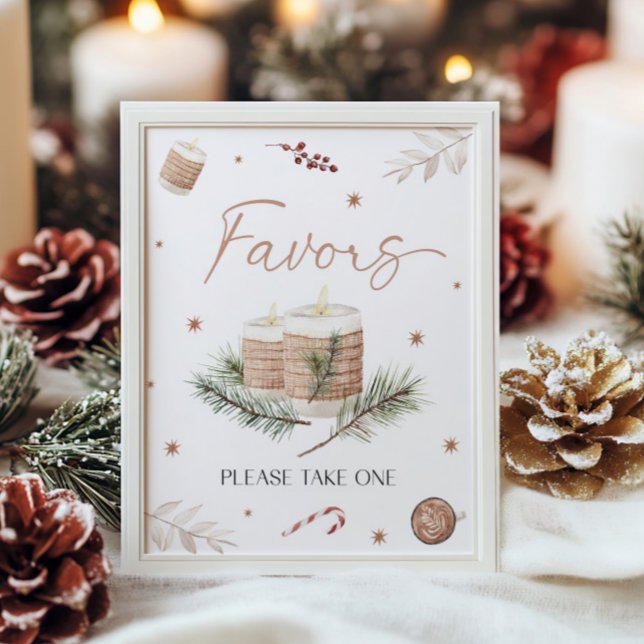 Christmas Favors Table Sign (Creator Uploaded)