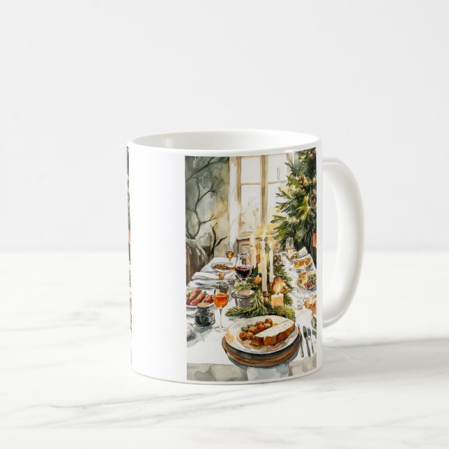 Christmas Feast Mug (Front Right)