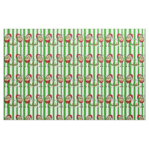 Christmas Feliz Navidad para el Comelón Pupusas Fabric