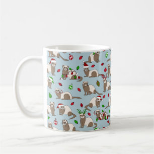 Christmas Ferret Coffee Mug