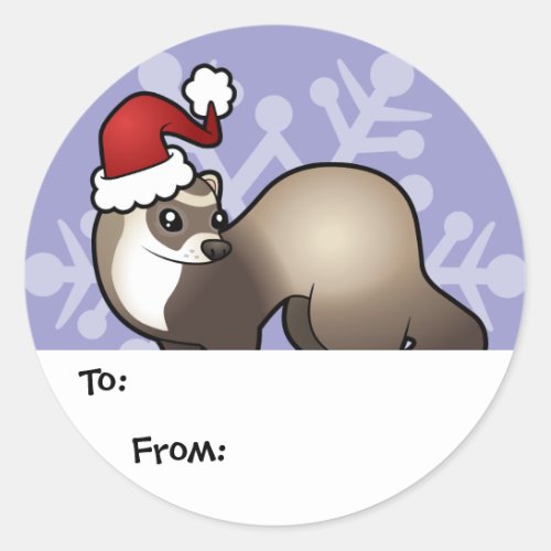 Christmas Ferret Gift Tags