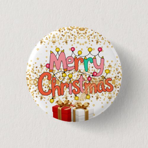 Christmas Festive Holiday Decoration Button