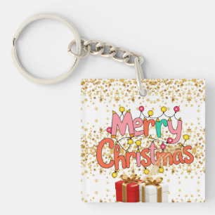 Christmas Festive Holiday Decoration Keychain