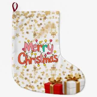 Christmas Festive Holiday Decoration  Large Christmas Stocking