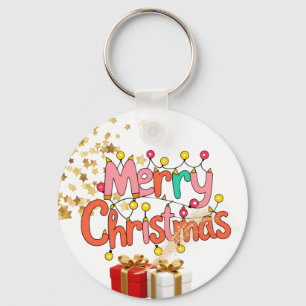 Christmas Festive Holiday Decoration Ornament Keychain