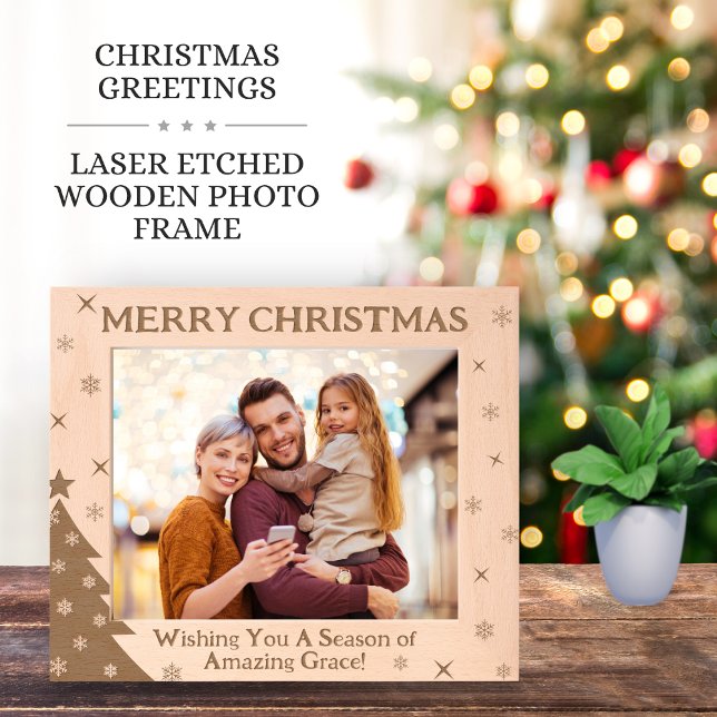 Christmas Festive Season Personalized Gifts Laser Engraved Frames (Creator Uploaded)