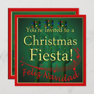Christmas Fiesta Party Invitation