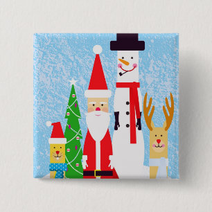 Christmas Figures Button