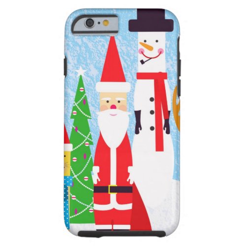 Christmas Figures Tough iPhone 6 Case