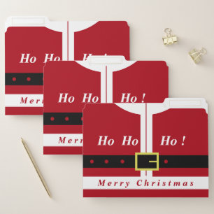Christmas File Folder Funny Santa Design Gift