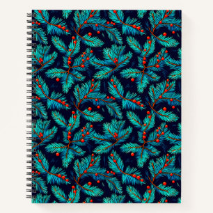 Christmas Fir Branch Pattern-82397 Notebook