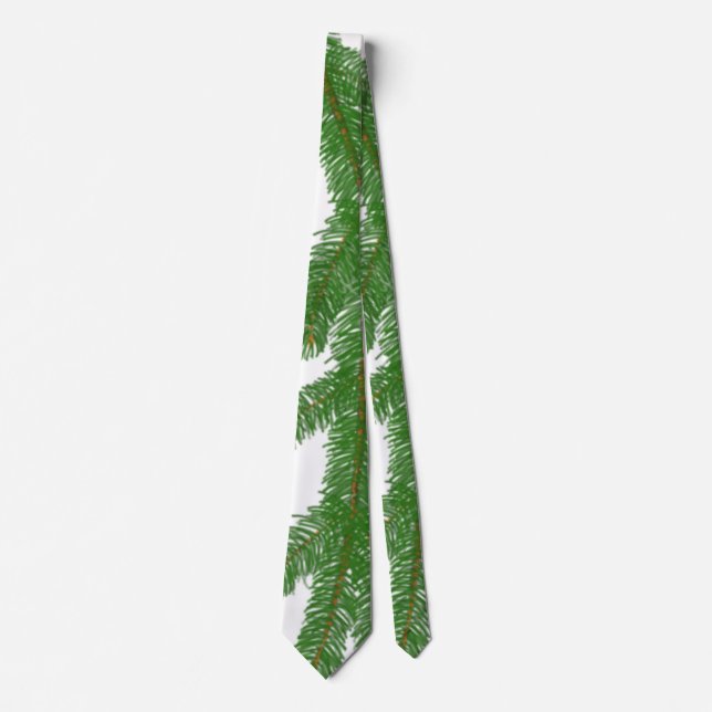Christmas Fir Tree Branches   Neck Tie (Front)