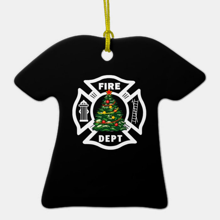 Christmas Fire Dept Christmas Ornaments