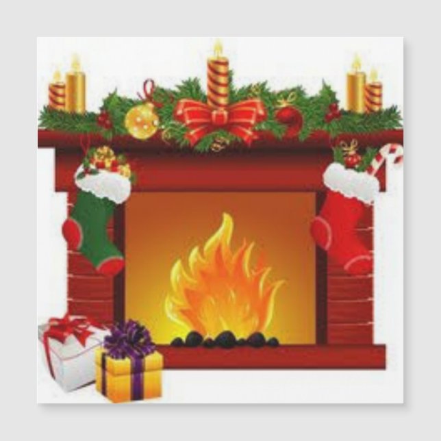 Christmas fireplace   (Front)