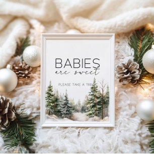 Christmas First Birthday Babies Are Sweet Sign