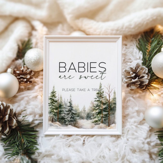 Christmas First Birthday Babies Are Sweet Sign (Creator Uploaded)