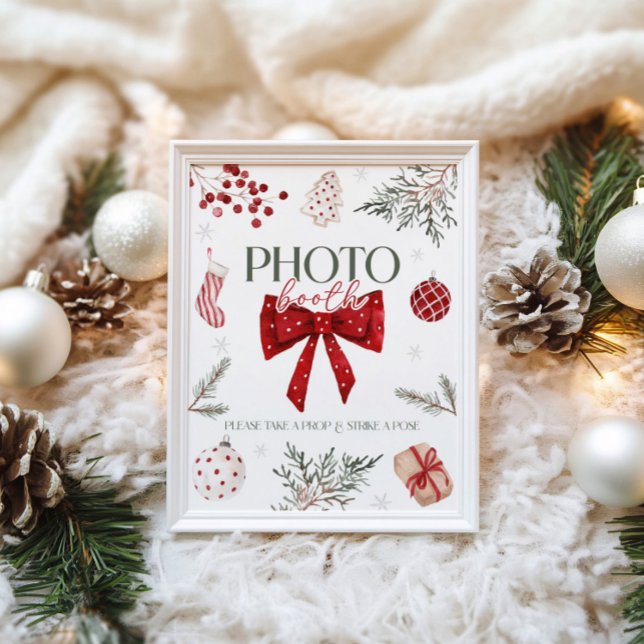 Christmas First Birthday Photobooth Sign (Creator Uploaded)