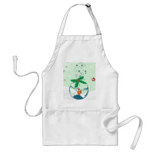 Christmas Fish Adult Apron
