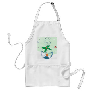 Christmas Fish Adult Apron