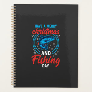 Christmas Fishing Day Vintage Holiday Planner