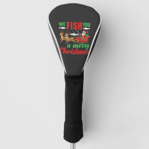 Christmas Fishing Merry Fish You Golf Head Cover