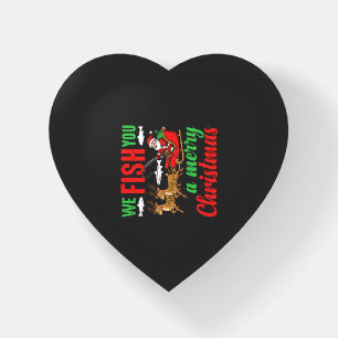 Christmas Fishing Merry Fish You Paperweight