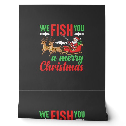 Christmas Fishing Merry Fish You Wallpaper
