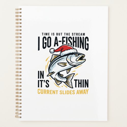 Christmas Fishing Stream Quote Design Planner
