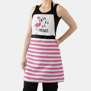 Christmas Flamingo Apron