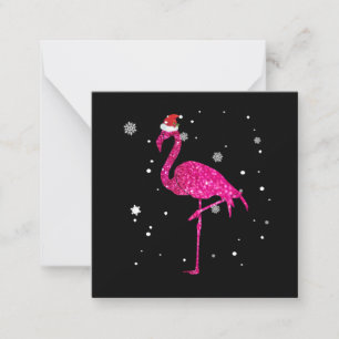 Christmas Flamingo Essential Note Card